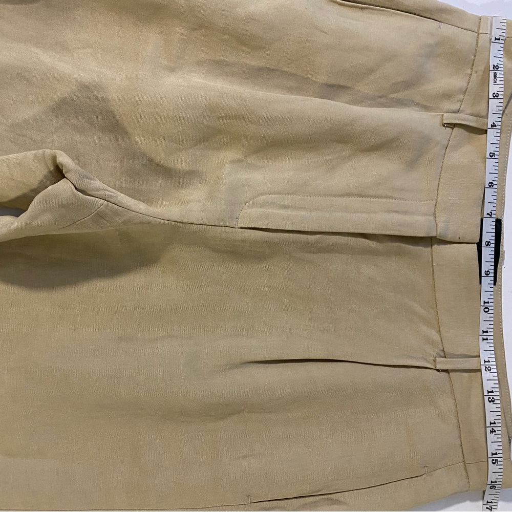Nili Lotan Dayton Linen Silk Blend Wide Leg Trouser Pants - Picture 13 of 16